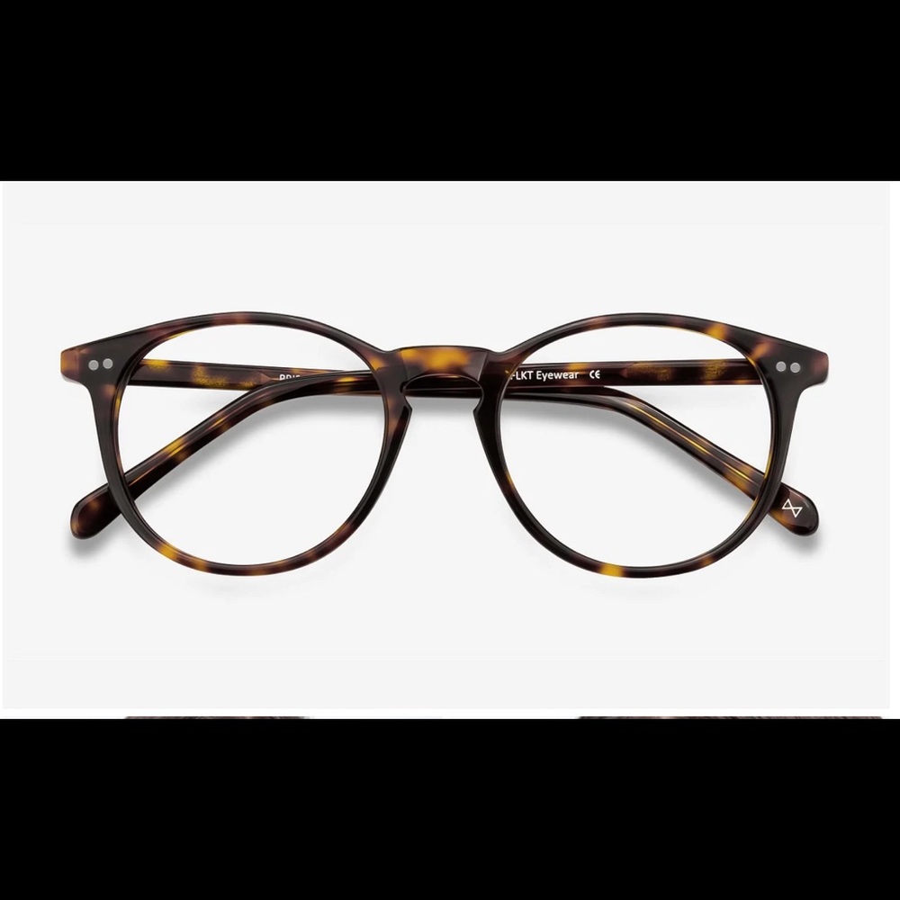 Blue light round glasses